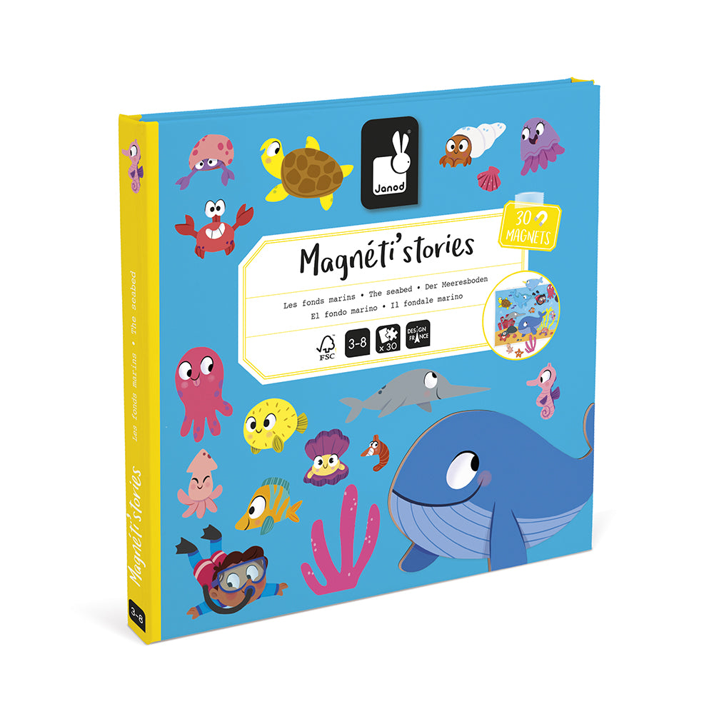 Magneetboek Magneti Stories - Zeedieren