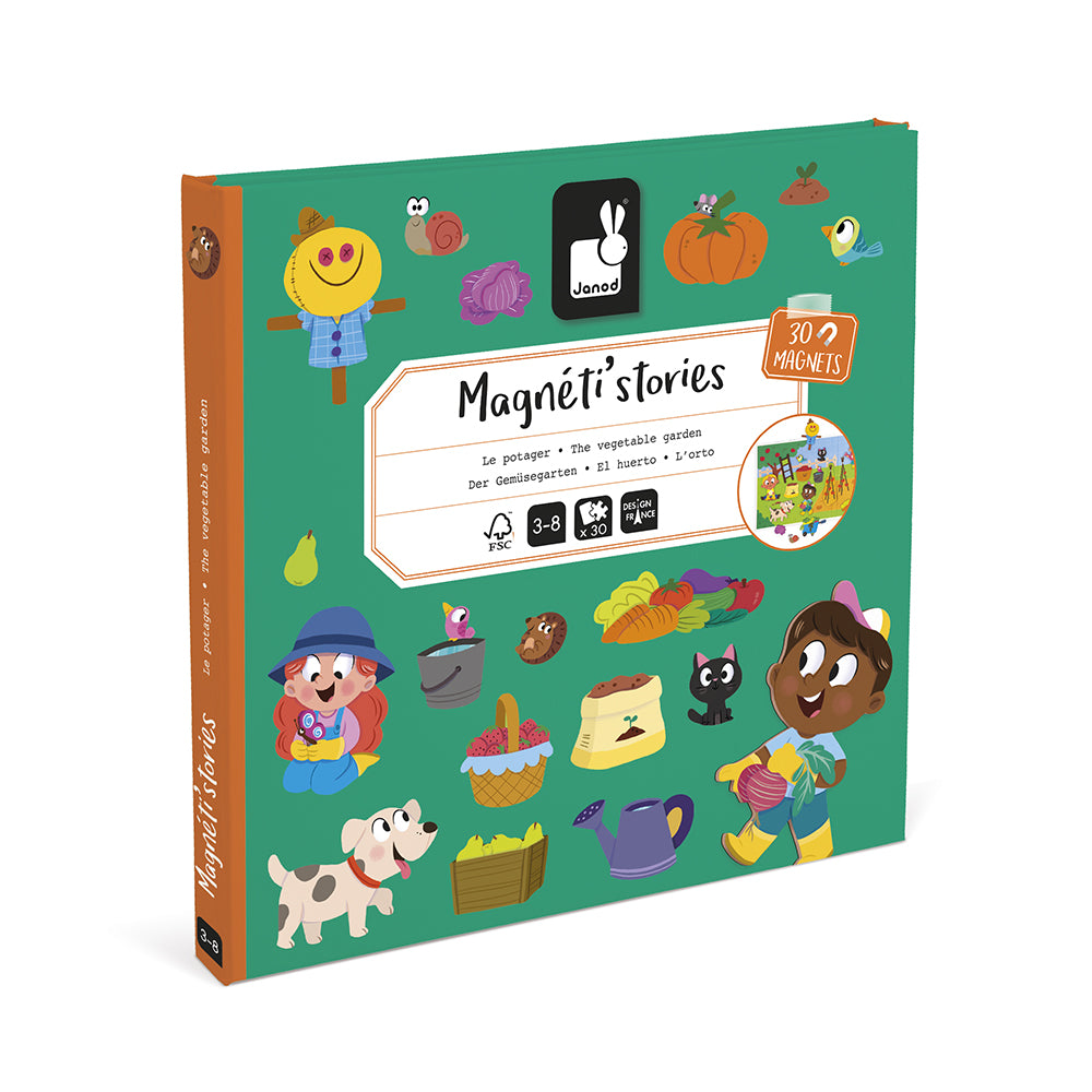 Magneetboek Magneti Stories - Moestuin