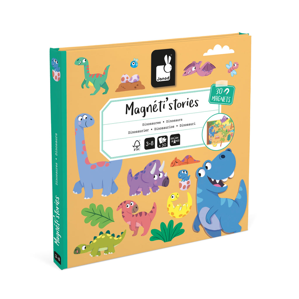 Magneetboek Magneti Stories - Dinosaurus