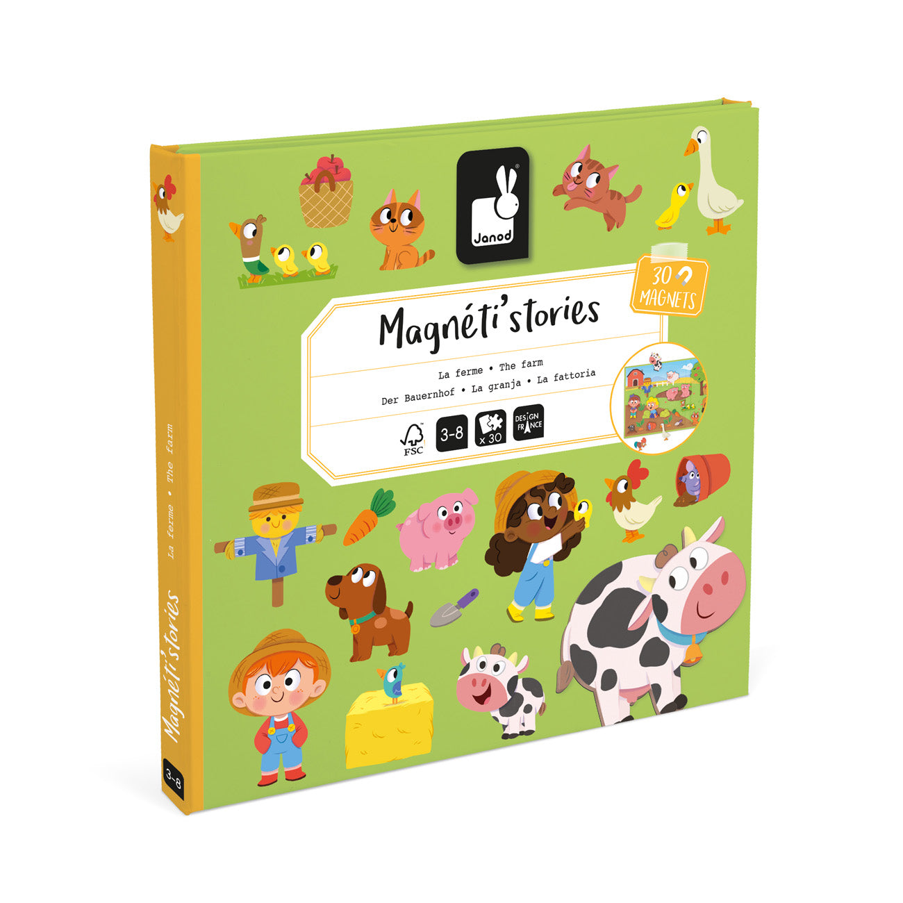 Magneetboek Magneti Stories - Boerderij