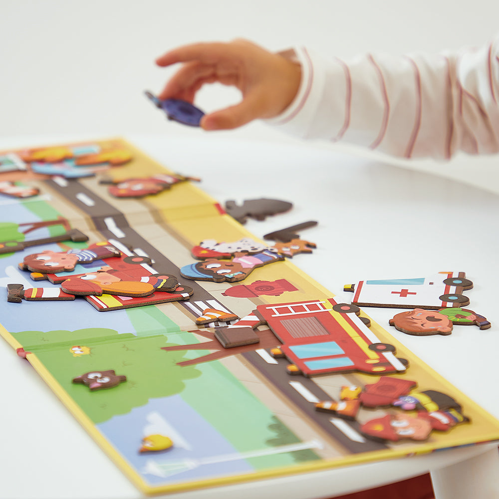 Magneetboek Magneti Stories - Brandweer