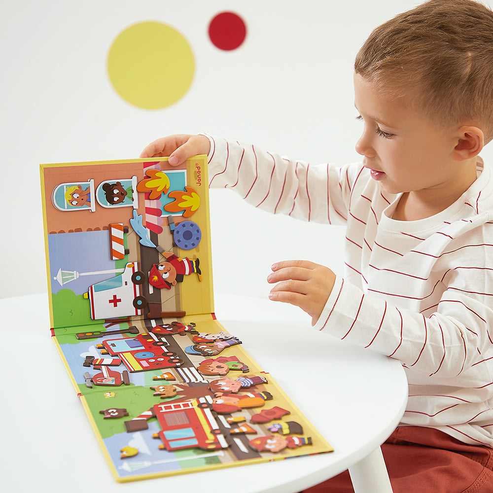 Magneetboek Magneti Stories - Brandweer