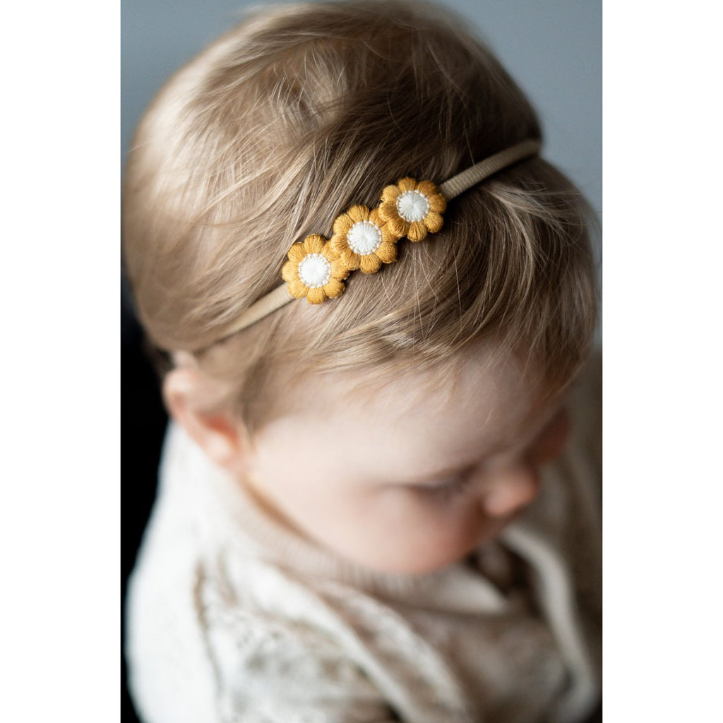 Baby haarbandje - Oker