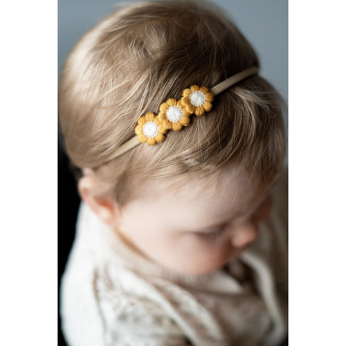 Baby haarbandje - Oker