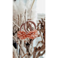 Haarelastiek - Bloemen (roze)