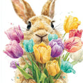 Wenskaart - Bosje bloemen