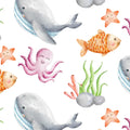 Wenskaart - Zeedieren