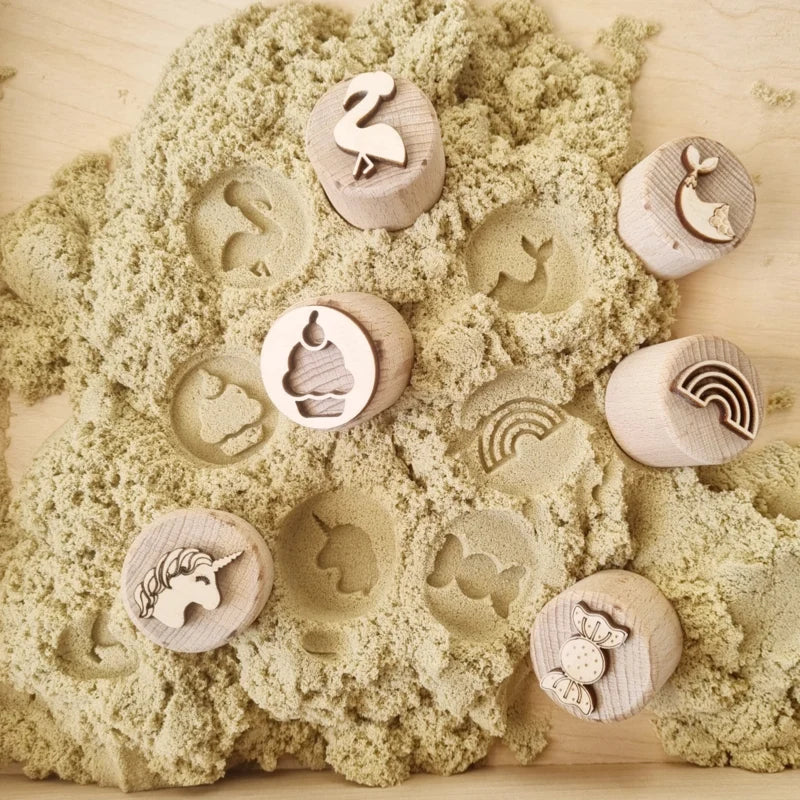 Houten stempelset - Sweet
