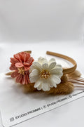 Diadeem bloemen duo