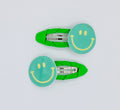 Haarspeldjes - Smiley Blauw