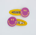 Haarspeldjes - Smiley Lila