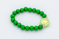 Armband - Smiley groen
