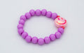 Armband - Smiley lila