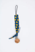 Speenkoord knoop - Smiley blauw