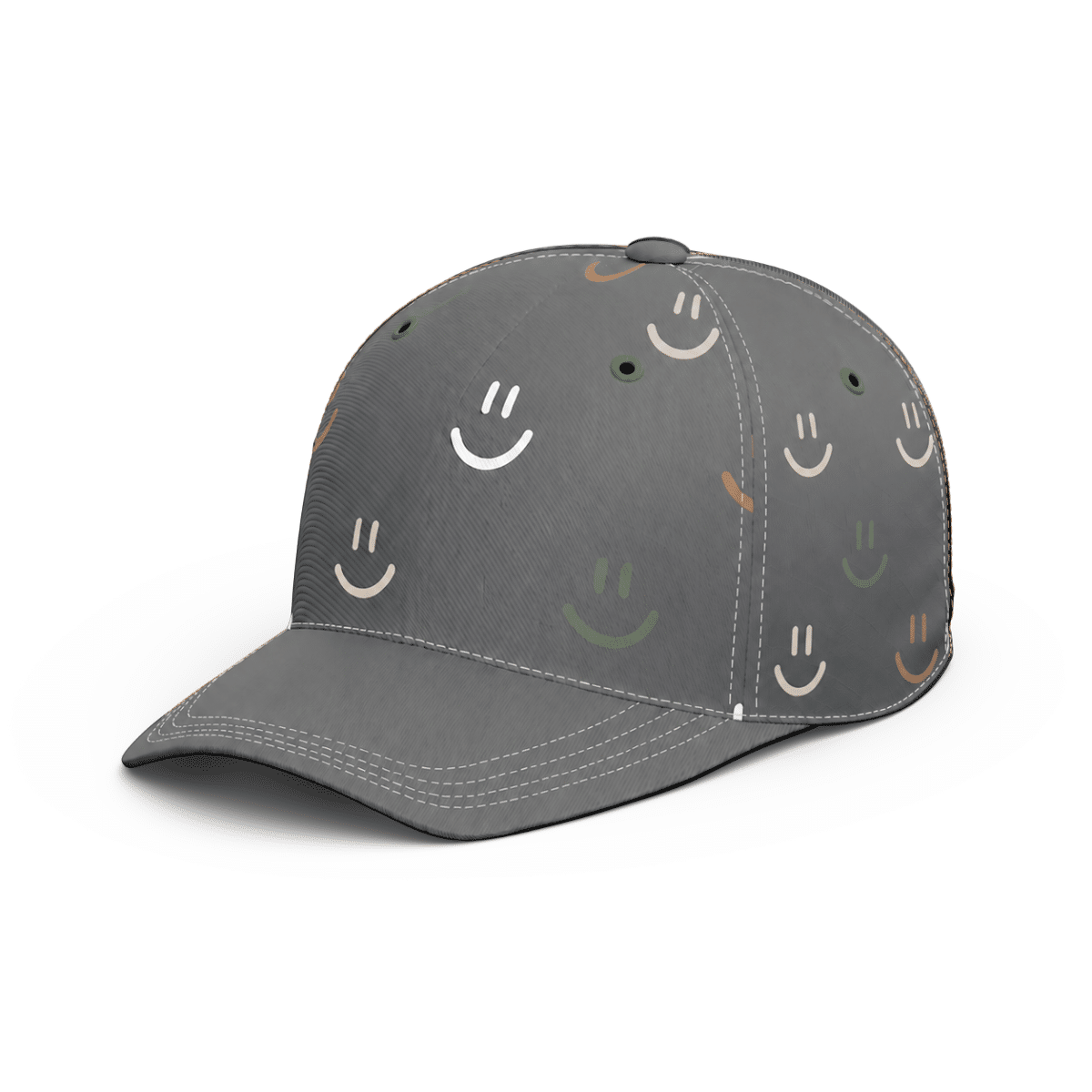 Pet / Cap - Smiley Grey