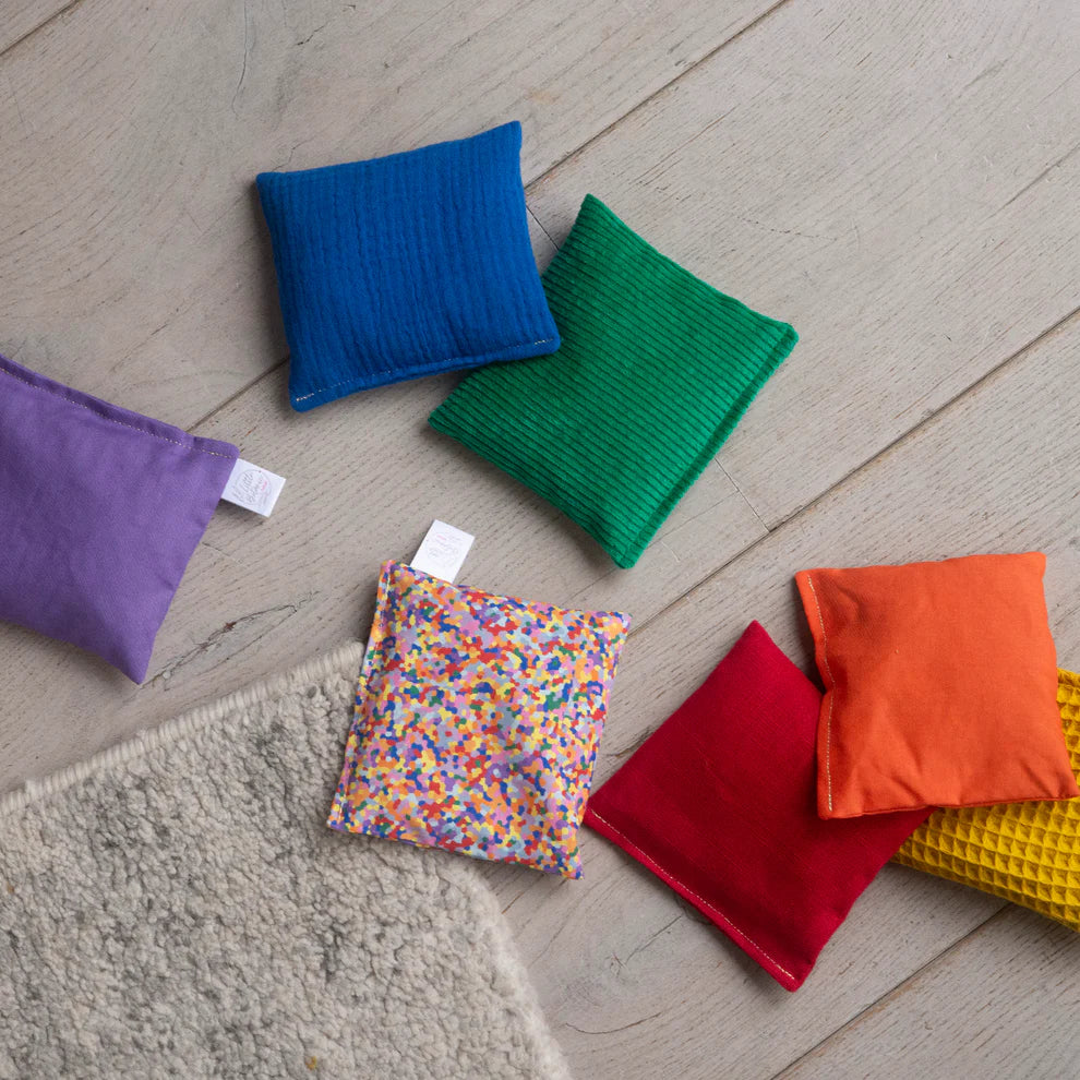 Little Botanic Label -  Pittenzakjes set Regenboog