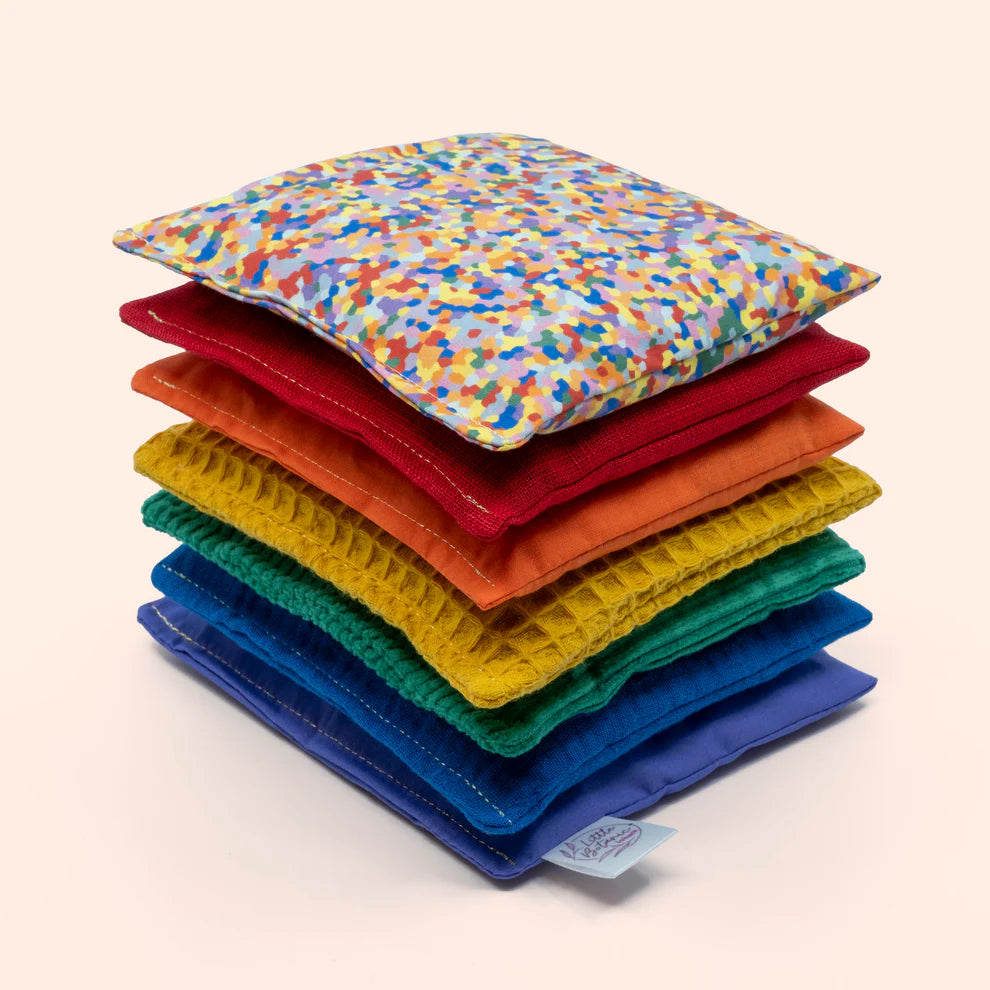 Little Botanic Label -  Pittenzakjes set Regenboog