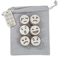 Houten stempelset - Emoties